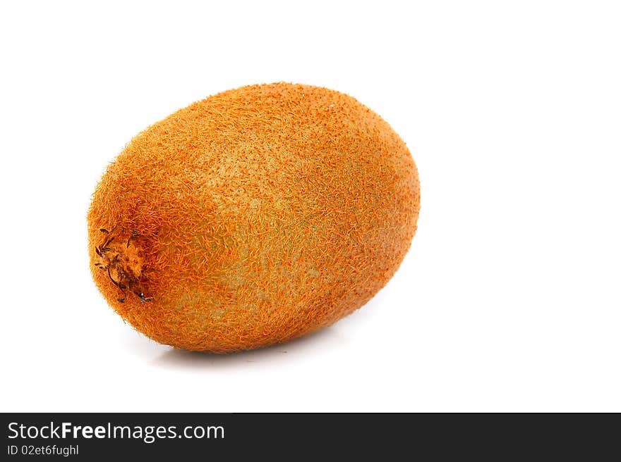 Kiwi fruit on a white background. Isolation on white.