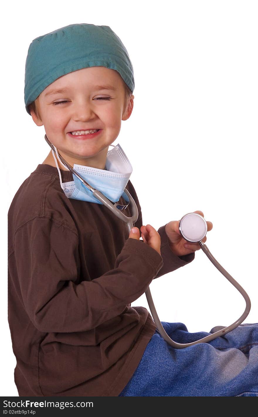 Child Playing Doctor