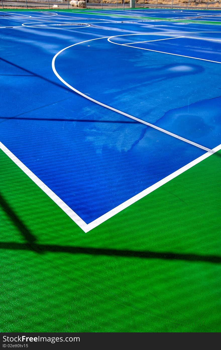 Outdoor Basketball Court