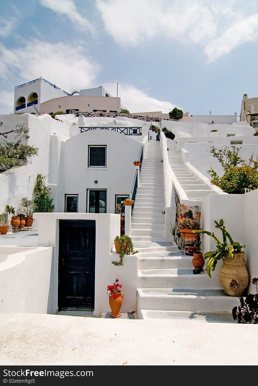 Santorini beautiful buildings