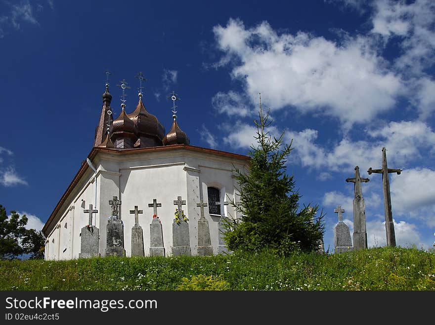 Orthodox church relating to the sky