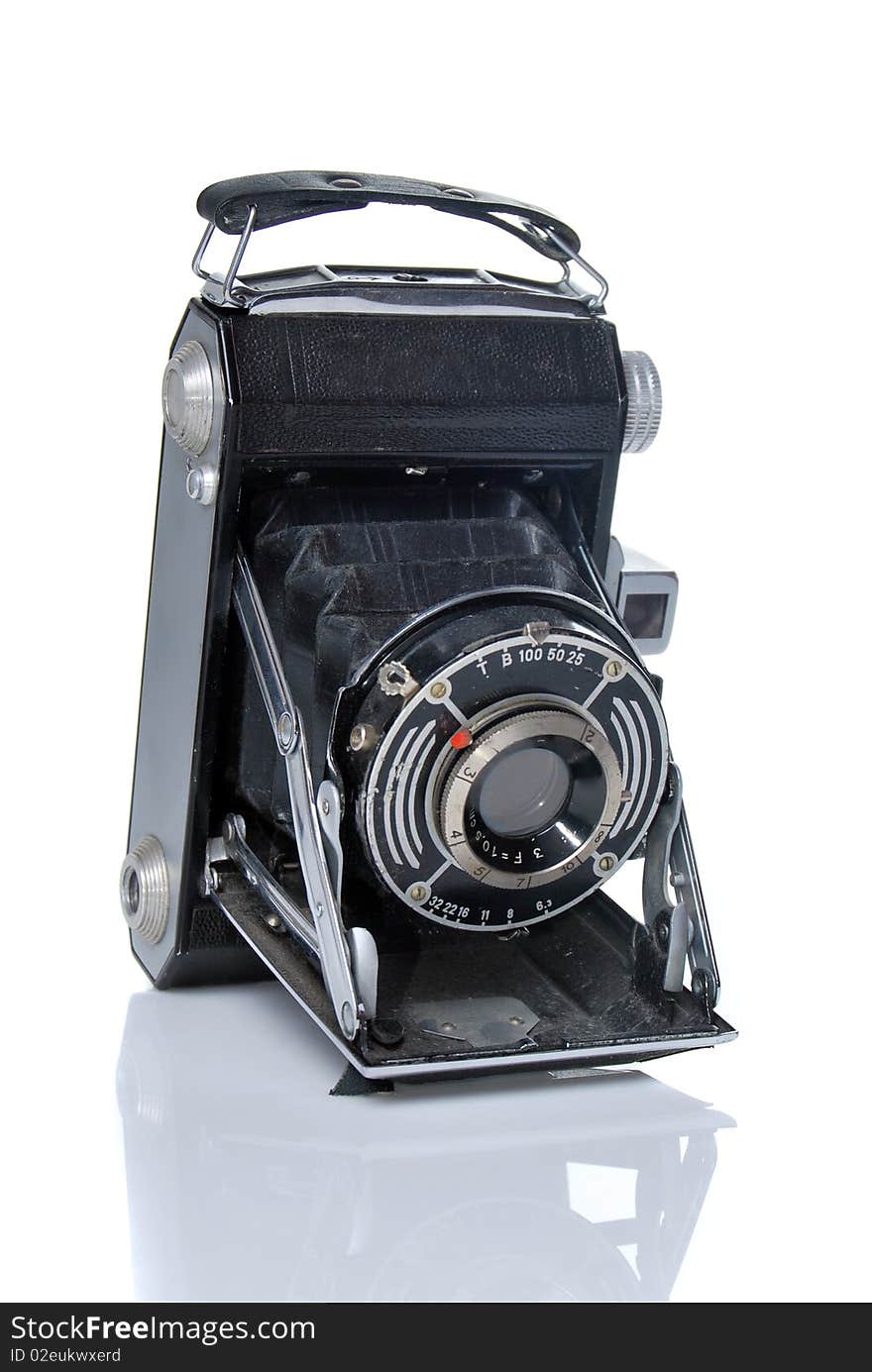 Antique photo camera