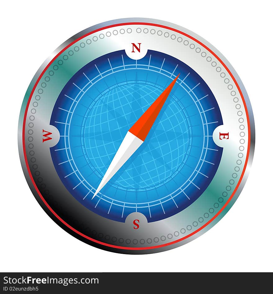 Steel detailed compass