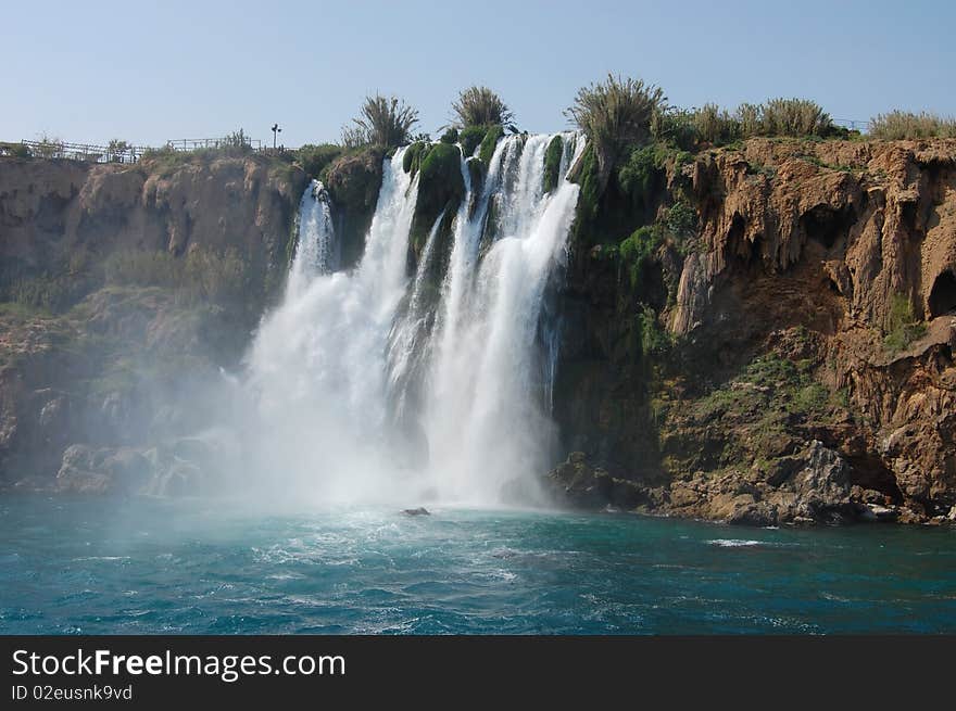 Waterfalls.