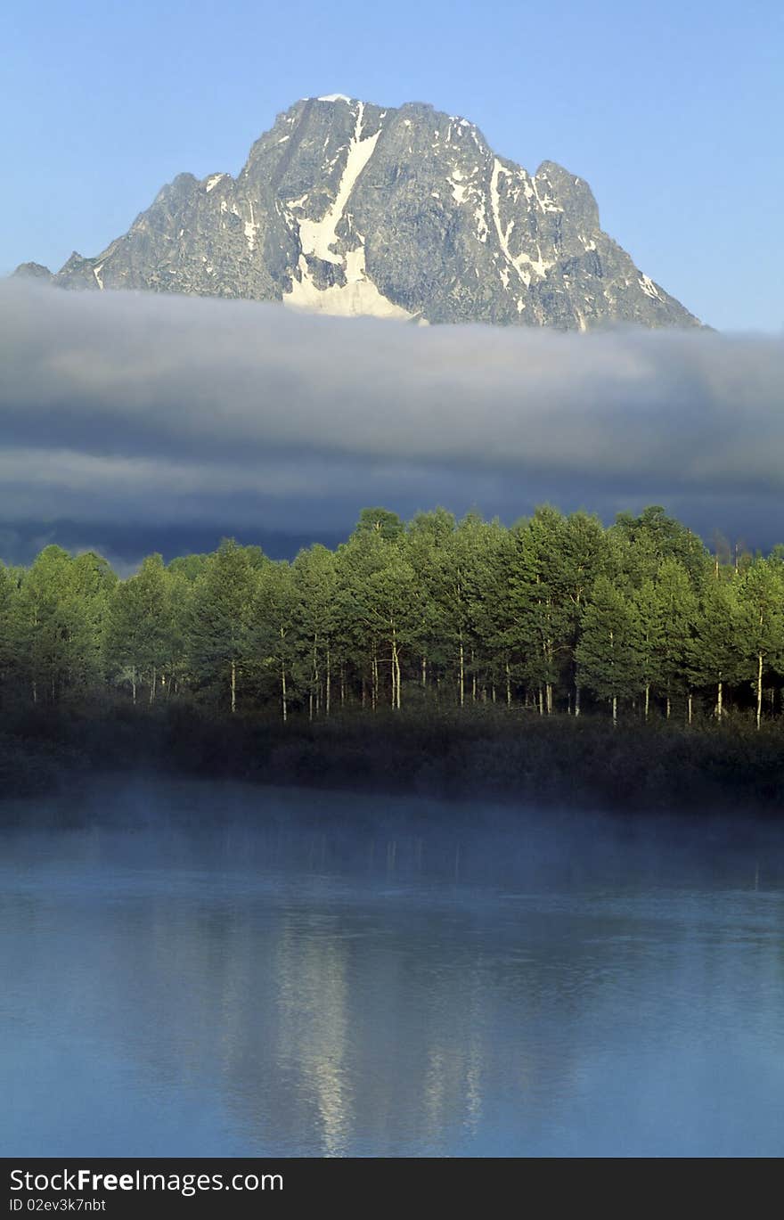 Mt. Moran morning, Teton National