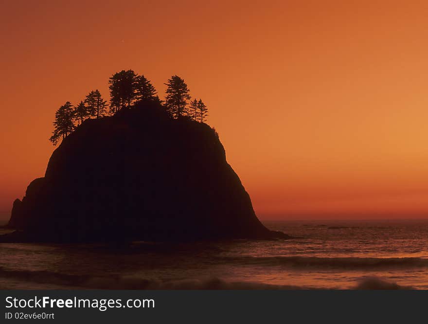 Sea stack, Washington Coast