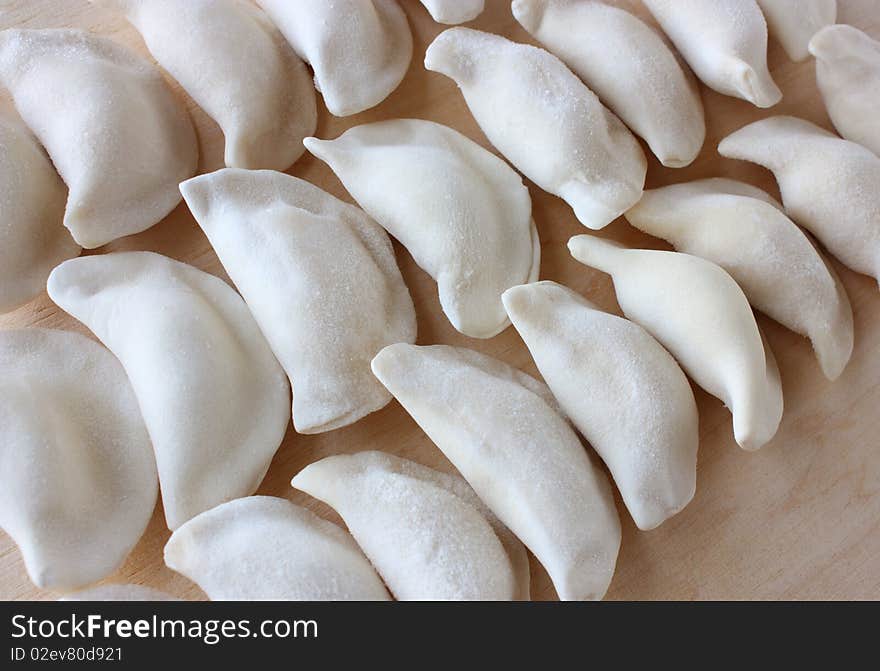 Raw dumplings