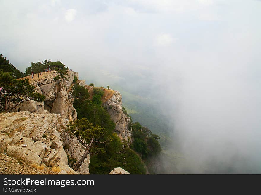 The most high mountain on peninsula Cream. AY-Petri. Ukraine. The most high mountain on peninsula Cream. AY-Petri. Ukraine