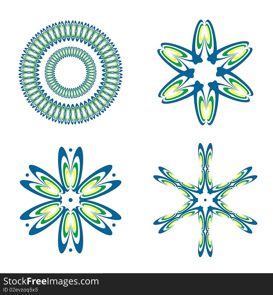 Decorative Design Elements. Set 2.