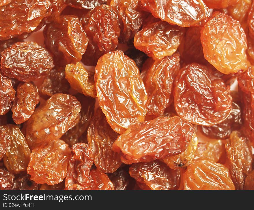 Glazed raisins