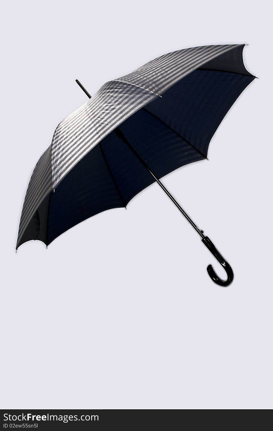 The umbrella, the isolated object