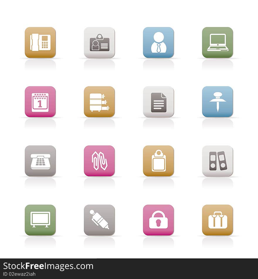 Business and Office icons -  icon set