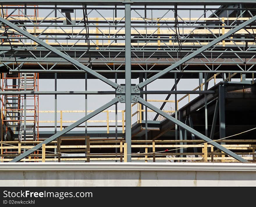 Abstract background image of an urban building under construction. Abstract background image of an urban building under construction