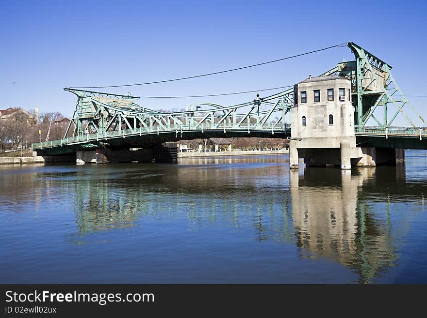 Historic bridge in Joliet