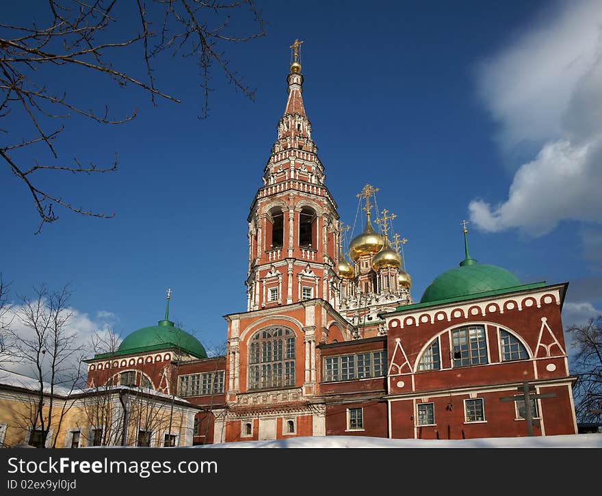 Ancient monastery in Russia.