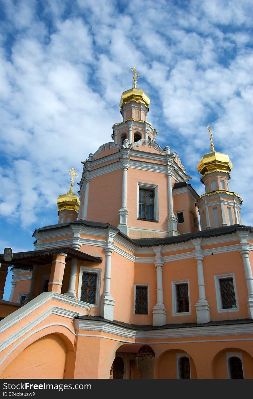 Church of the Blessed Prince Boris and Gleb in Zyuzin in Moscow. Church of the Blessed Prince Boris and Gleb in Zyuzin in Moscow.