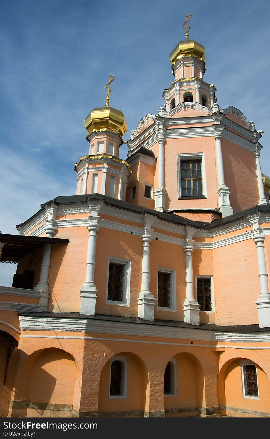 Church of the Blessed Prince Boris and Gleb in Zyuzin in Moscow. Church of the Blessed Prince Boris and Gleb in Zyuzin in Moscow.