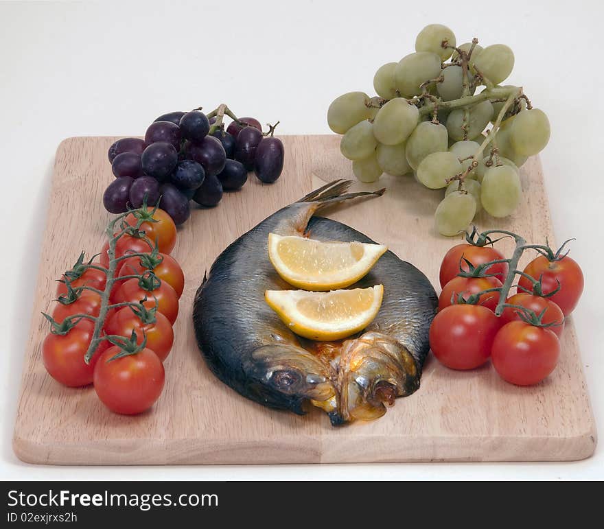 Dyfed Whole Kipper On A Board