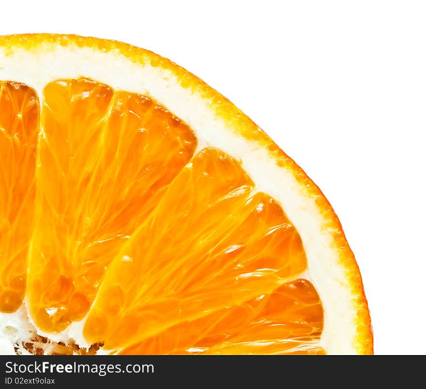 Orange isolated on white background