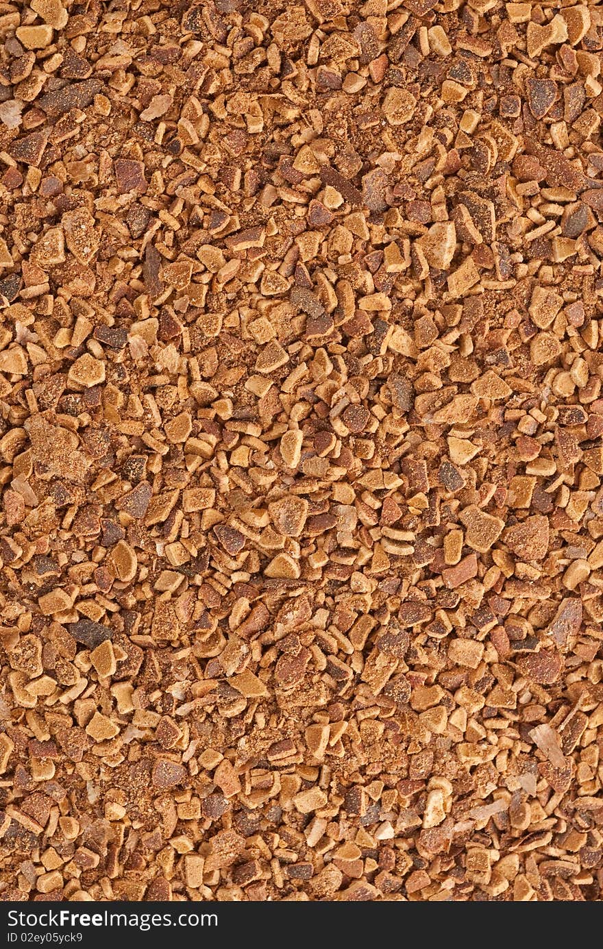 Background of finely milled shell of pine nuts