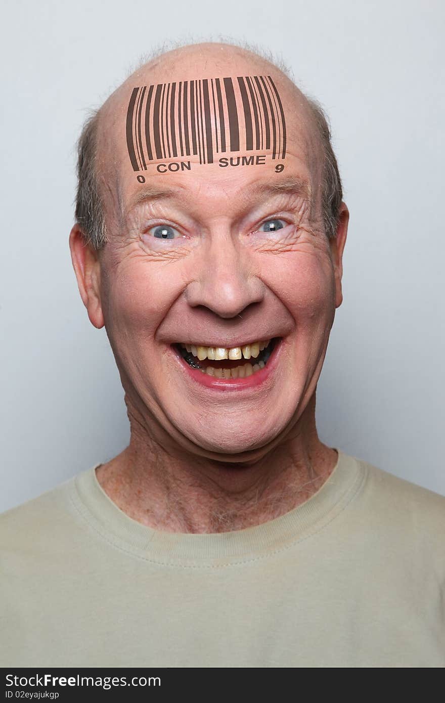 Bar code man