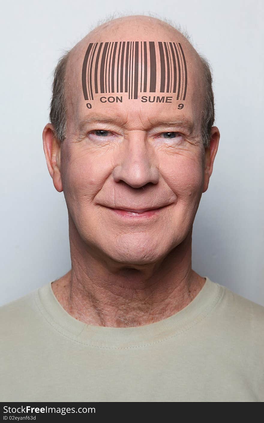 Bar code man