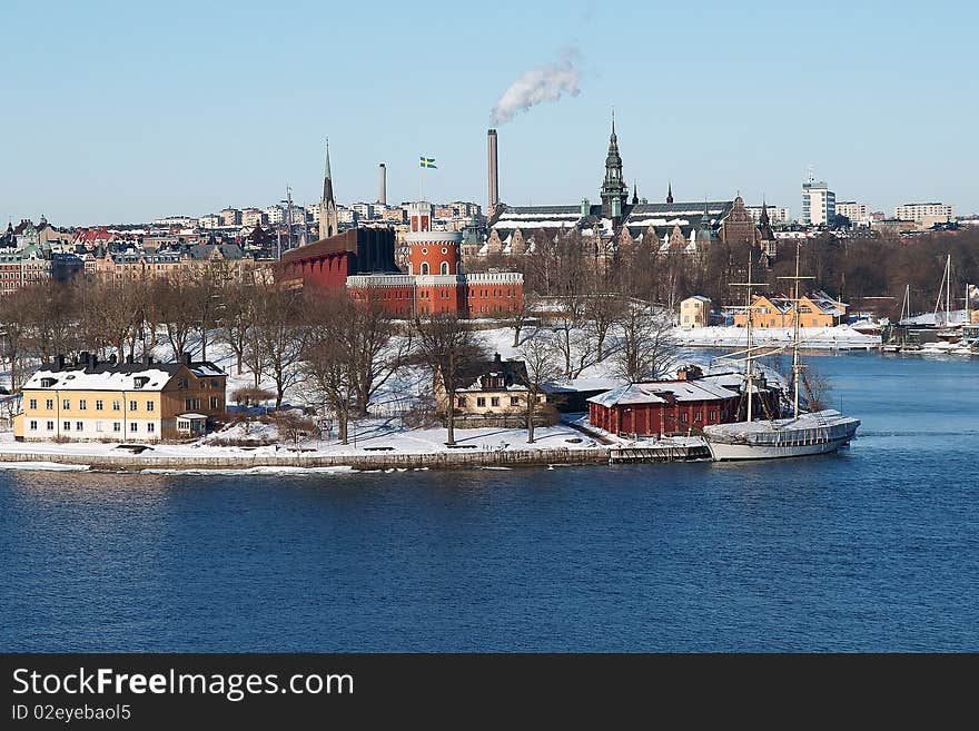 Walk In The Winter After The Stockholm