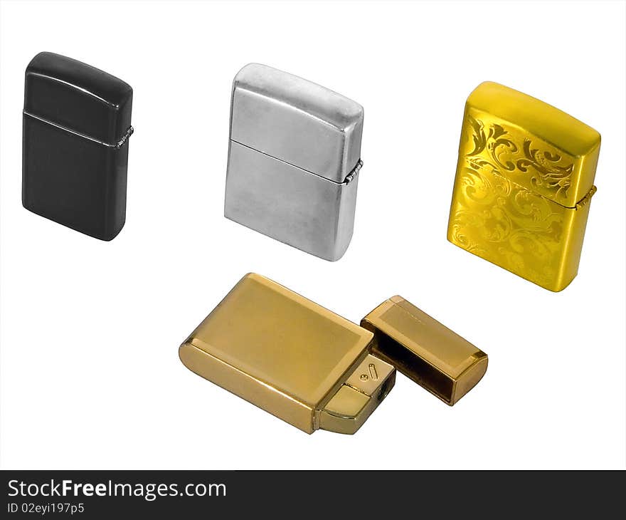 Four cigarette lighters