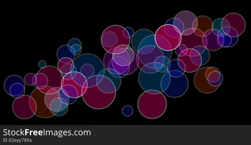 Vector elegant abstract lights background