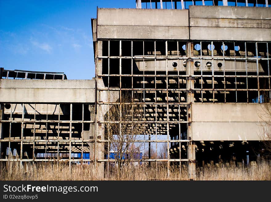 Ruins of a very heavily polluted industrial site, 1890's the place was known as one of the most polluted towns in Europe. Ruins of a very heavily polluted industrial site, 1890's the place was known as one of the most polluted towns in Europe.