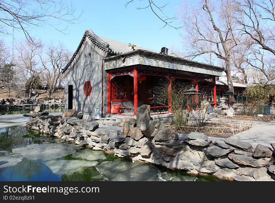 Heshen forrmer residence - Prince Gong's Palace in Beijing. Heshen was a Manchu official of the Qing Dynasty, a favourite of the Qianlong Emperor.