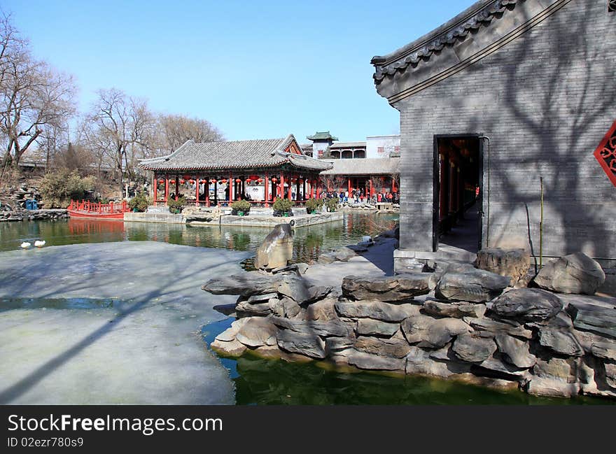 Heshen forrmer residence - Prince Gong's Palace in Beijing. Heshen was a Manchu official of the Qing Dynasty, a favourite of the Qianlong Emperor.