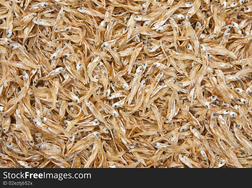 Small dried fishes