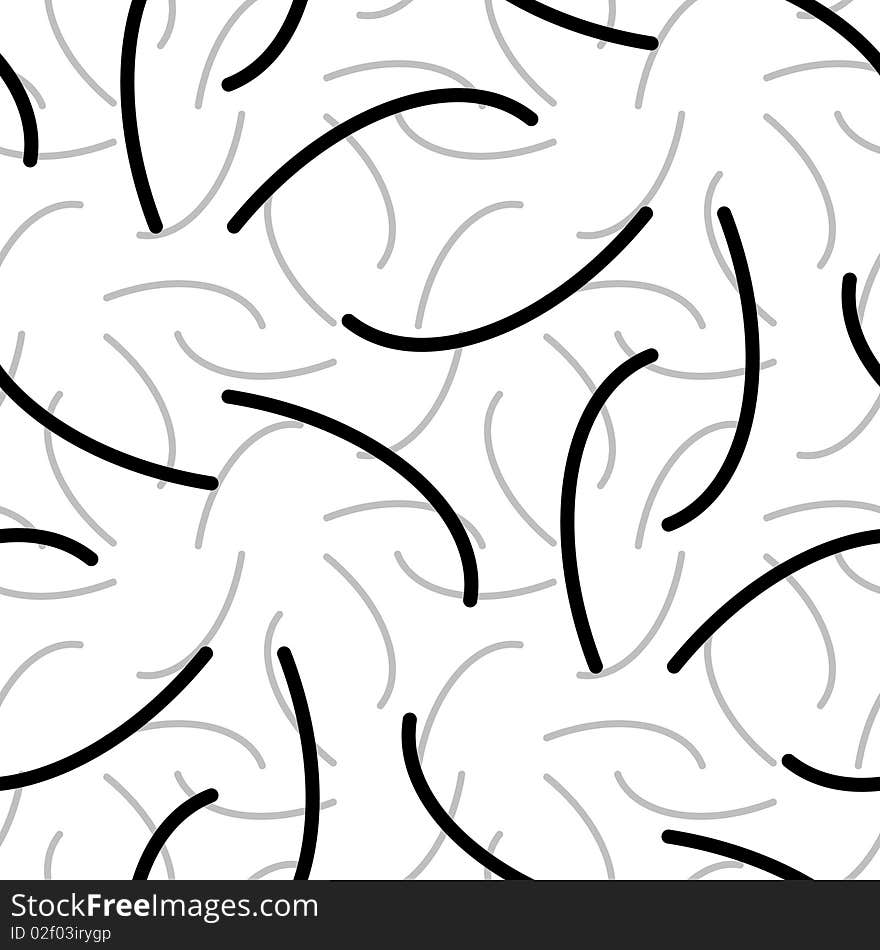 Seamless black and white ornament pattern. Seamless black and white ornament pattern