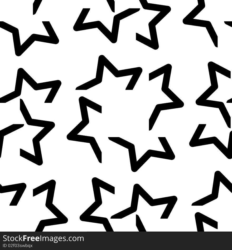 Seamless star pattern