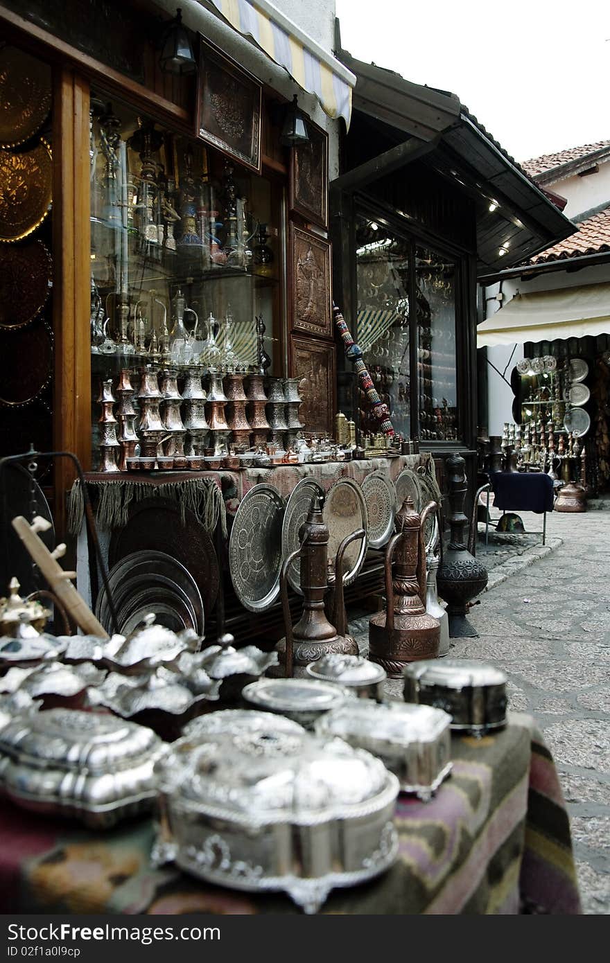 Oriental bazaar shopping