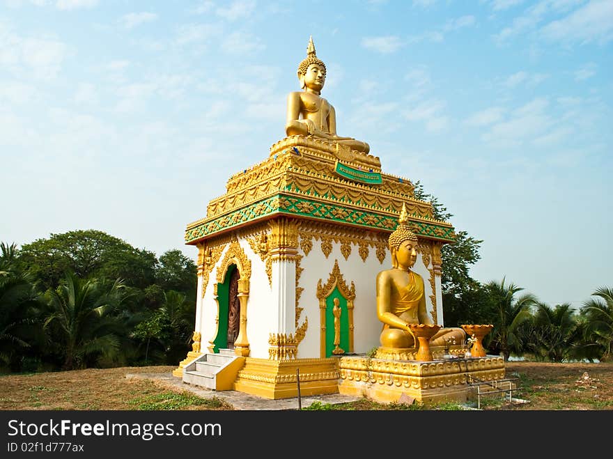 Buddha wat nooin6 in kalasin of thailand. Buddha wat nooin6 in kalasin of thailand