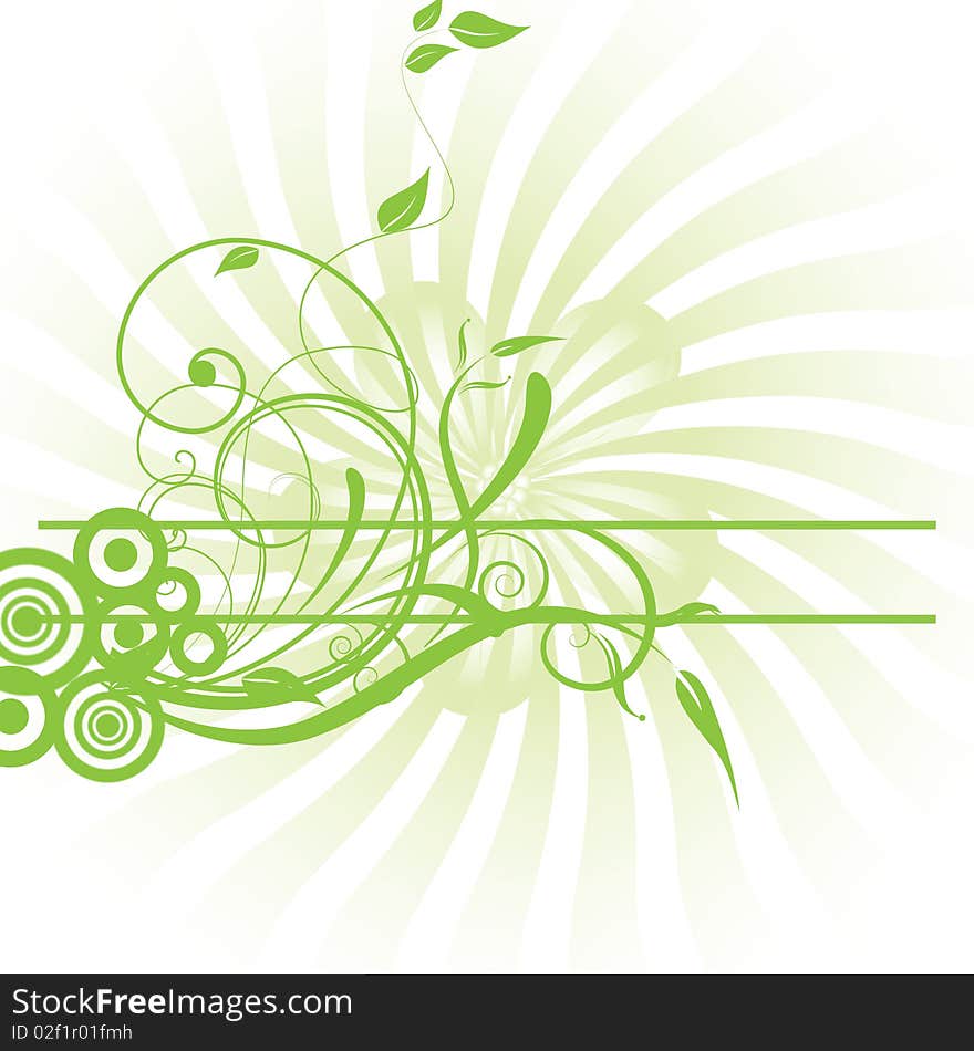 Abstract flowers background with place for your text. Abstract flowers background with place for your text