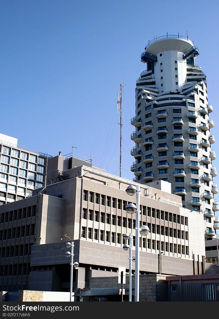 Modern Buildings In Tel-Aviv