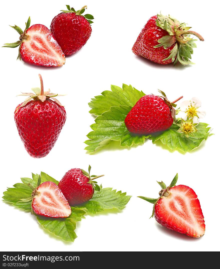 Strawberry isolated on white background. Strawberry isolated on white background