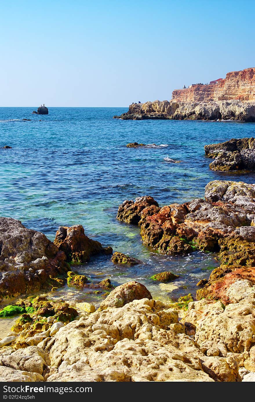 Sea and rocks. Beautiful composition.