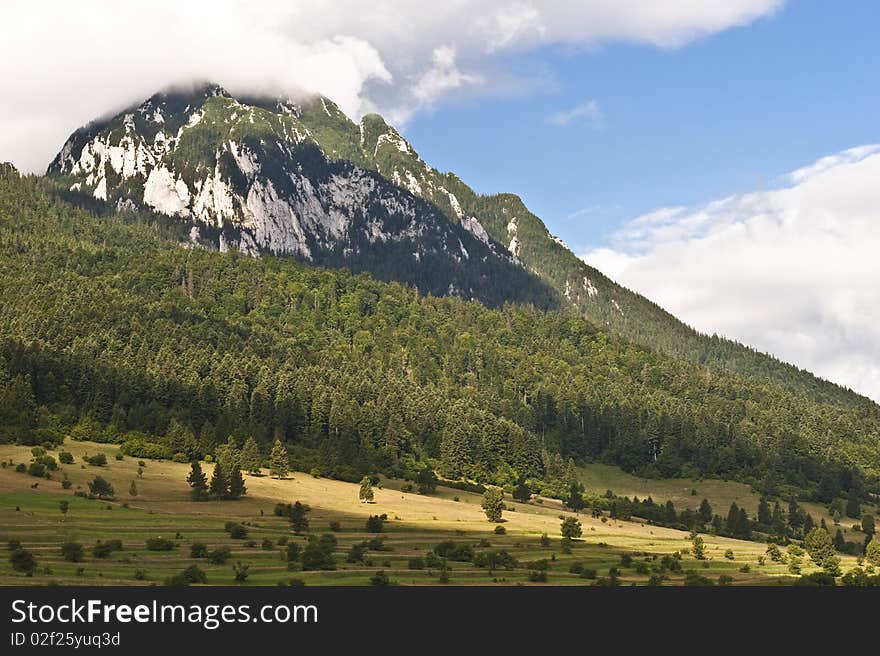 Cloudy mountain