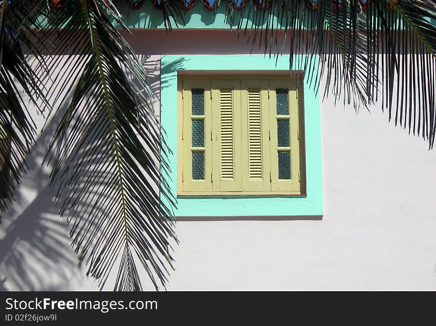 Tropical Colonial Window