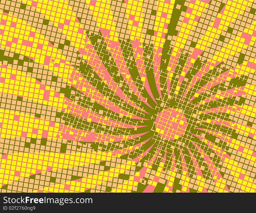 Abstract background with shine elements