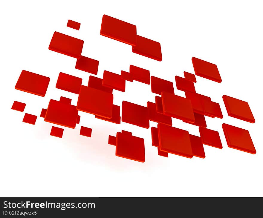 Abstract 3D background for company presentation