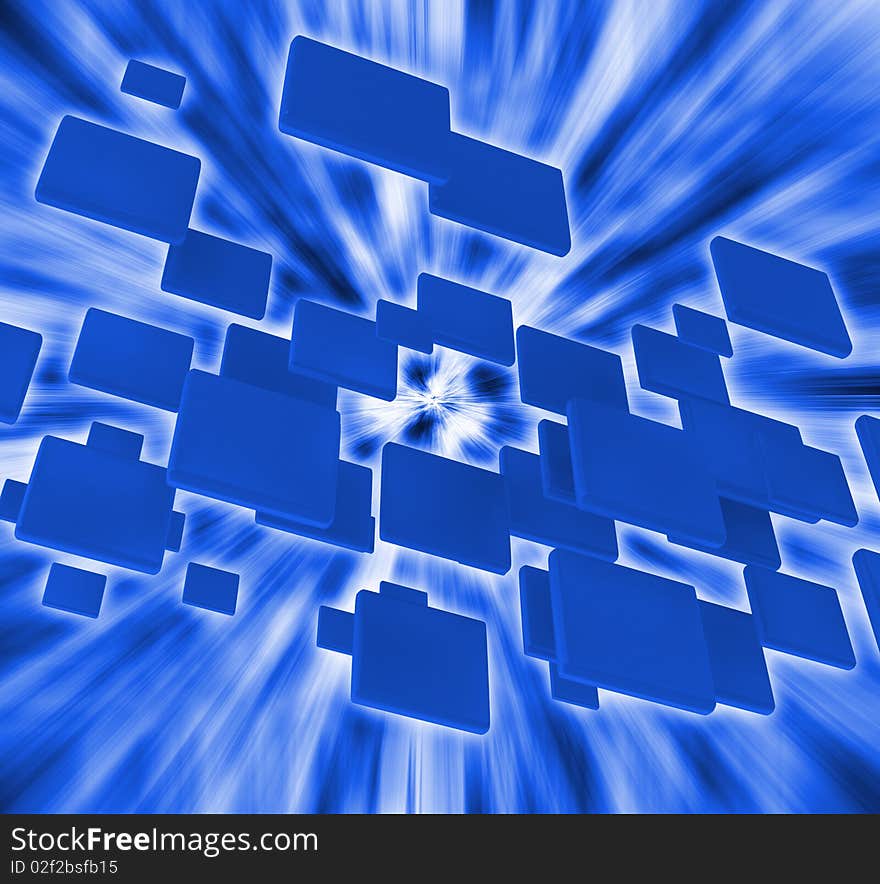 Abstract 3D background for company presentation