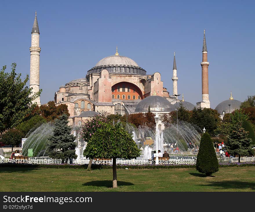 St Sophie mosque in Istanbul Turkey