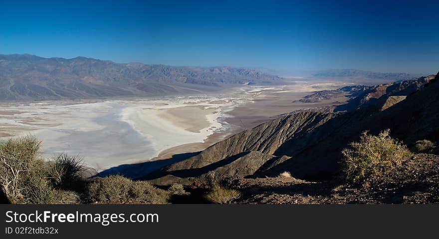 View from death valley at dante's point. View from death valley at dante's point