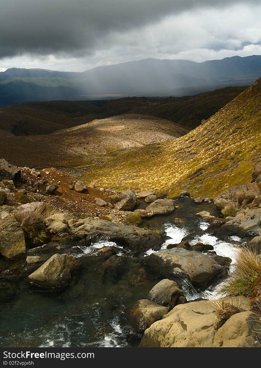 River in tongariro national park