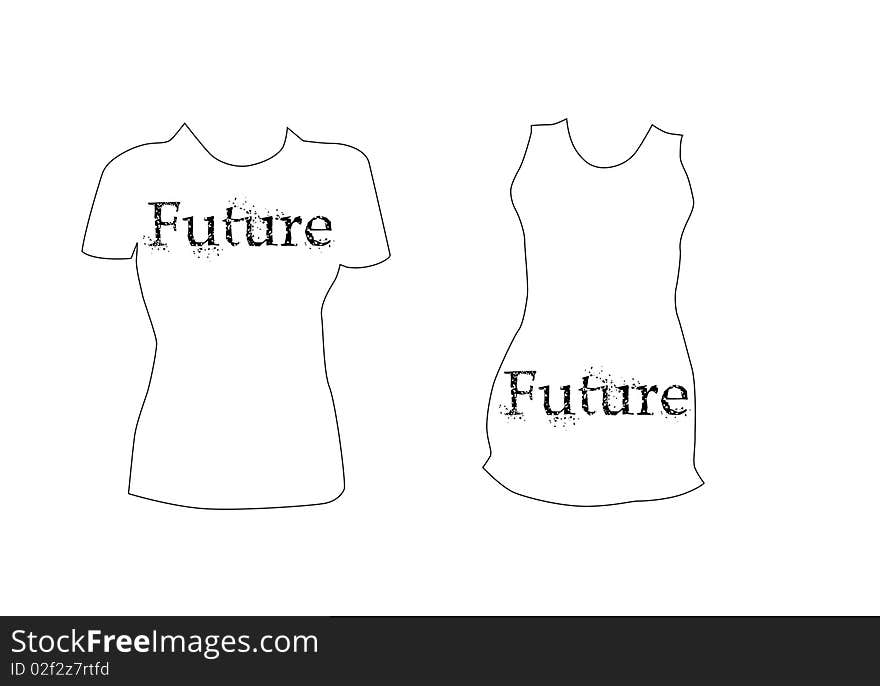 Women s t-shirt template